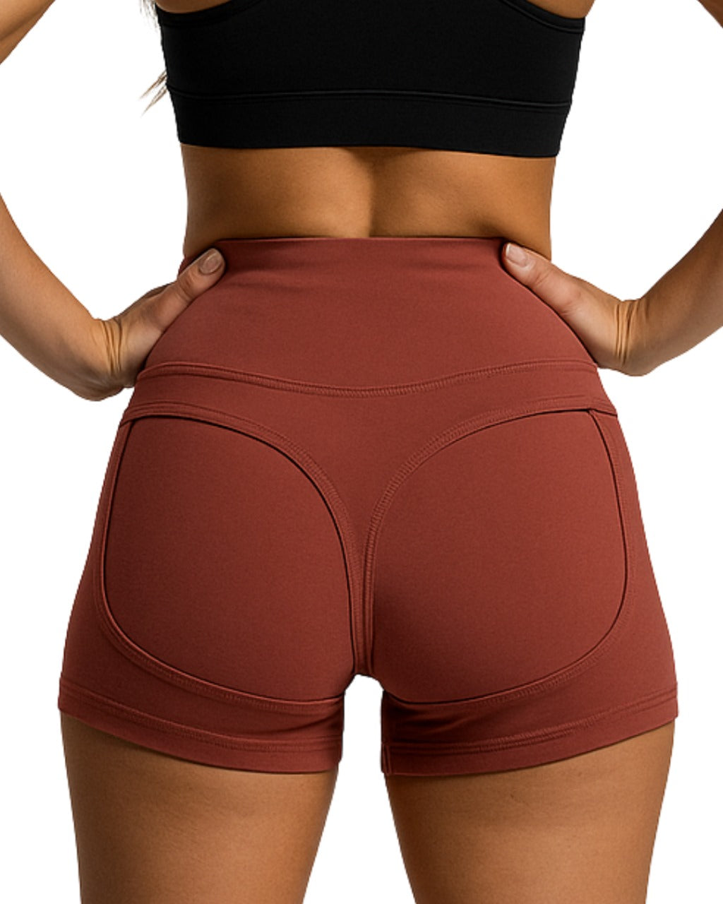 Mauve Sports Short Shorts