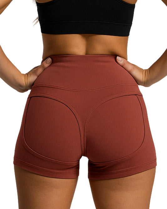 Mauve Sports Short Shorts