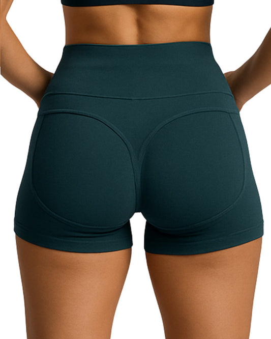 Green Sports Short Shorts
