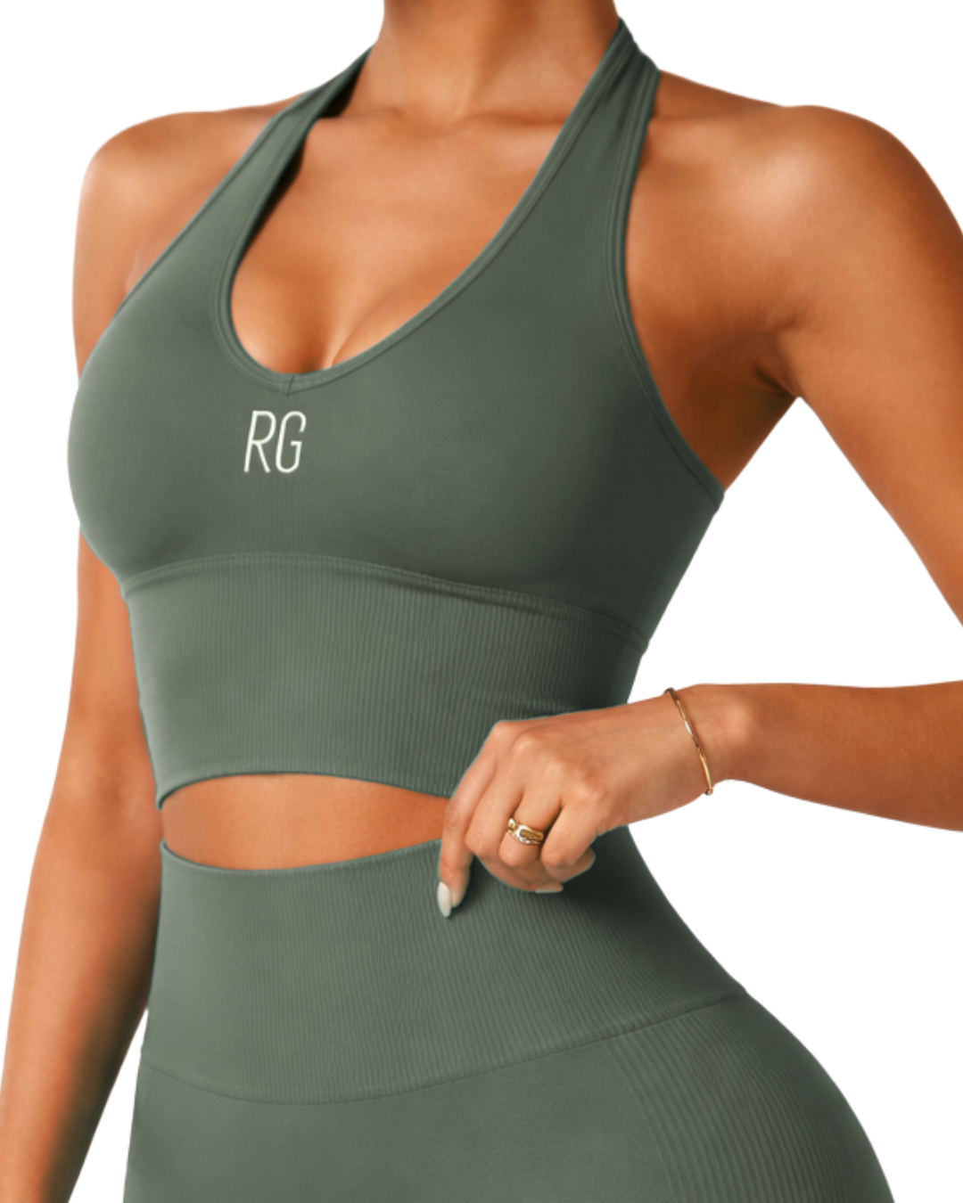 Meera Olive Green Set