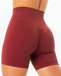Bella Dark Pink Scrunch Shorts