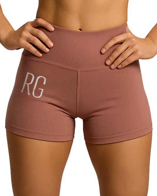 Peach Sports Short Shorts